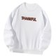 thumbnail image 5 of Sudadera de mujer Sudadera con cuello redondo Jersey Casual Thankful Impreso Activewear M, 5 of 8