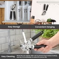 thumbnail image 6 of Behome Can Opener with Bottle Opener, Heavy Duty Manual Can Opener with With Turn Knob & Soft Handle, for Kitchen Seniors Friendly, Black, 6 of 7