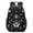 Butterfly and Sun, variant on Moth and Skeleton Gothic Pattern 17" School Backpacks for Teens,Waterproof Oxford Fabric,S-Shape Padded Straps for School,Travel,Hiking,Camping