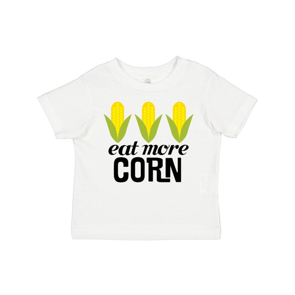 Inktastic Eat More Corn Boys or Girls Toddler T-Shirt