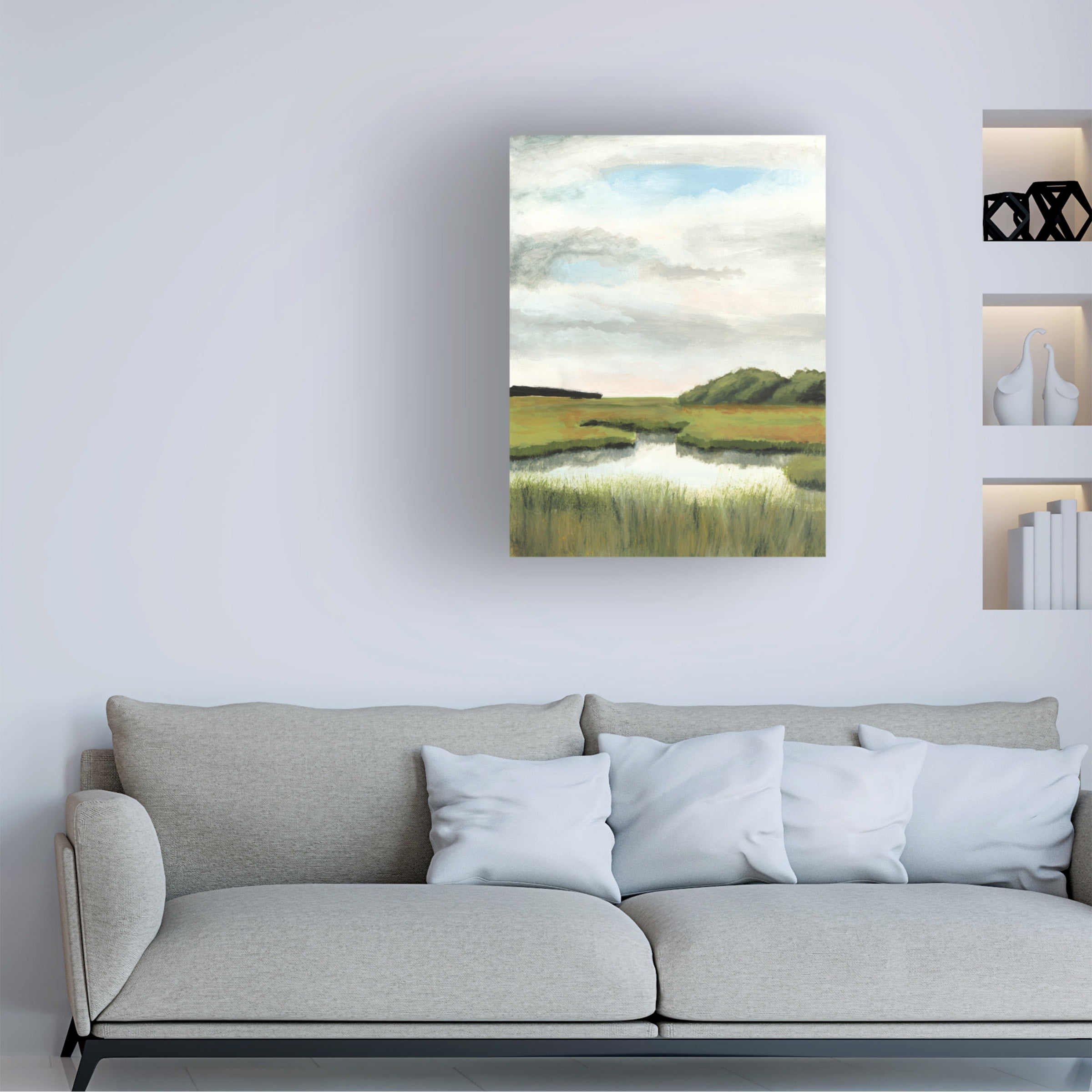 Trademark Fine Art Naomi McCavitt Marsh Landscapes Ii Canvas Wall Art - 14x19