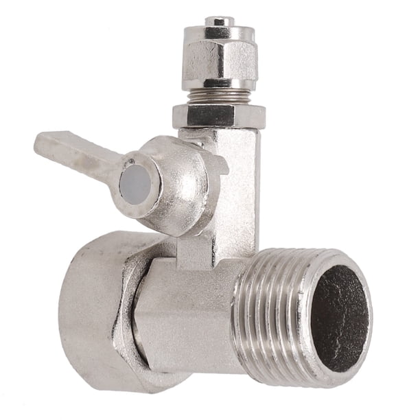 1pc RO Feed Water Adapter 1/2" To 1/4'' With Shut-Off Ball Valve Tap Tee B Water Purifier Home Appliance Accessories