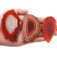 thumbnail image 3 of Irregular Agate Polished Crystal Slice Brazil Healing Stone Pendant Reiki 2022 N8J0, 3 of 9