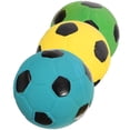 thumbnail image 3 of KAKOWELY 3 pelotas de fútbol con sonido, divertidas y interactivas, con forma de balón de fútbol, con sonido y rebote (amarillas, azules y verdes), 3 of 4