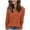 Red, variant on XMMSWDLA Womens Sweatshirts V Neck Long Sleeve Shirts Loose Casual Fall Fashion Sweaters