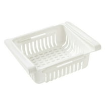 Drainage Basket & Pull-out Type Refrigerator Organizer Food Egg Fruit Storage Box Freezer Drawer Shelf Hanging Containzer Multi-functional Kitchen Supples