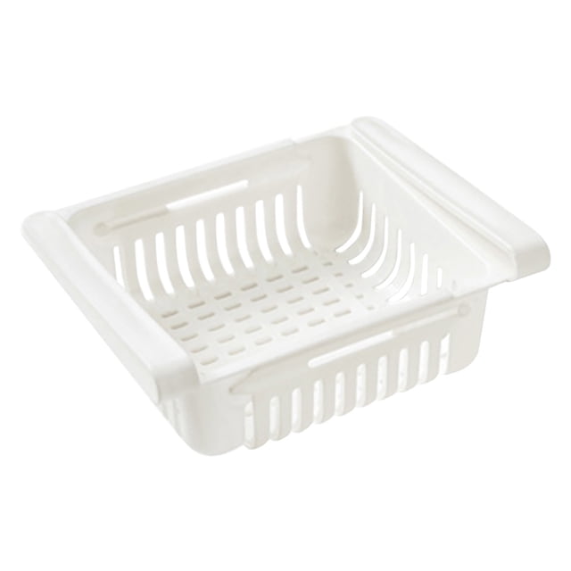 Pull-out refrigerator storage box , Refrigerator Organizer Bins, Pull-out Refrigerator Storage Drawer Bins, Refrigerator Storage Box Shelf Holder Vegetable Veggies Fruit Food Container 8*6.4*3 in