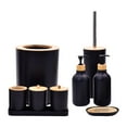 thumbnail image 2 of Set de accesorios de baño BLESIY Dispensador de jabón líquido negro, 2 of 8
