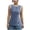 Blue, variant on Ribbed Knit Vest Sleeveless Top with Elegant Back Bowknot Detail for Casual Wear Duster Trench Coat Women Utility Vest Women Plaid Vest Tomato Head Vest Zip Vest Womens Western Vests