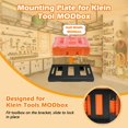 thumbnail image 2 of Placa de montaje DITKOK para cajas de herramientas Klein MODbox de media medida, 2 of 7