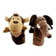 thumbnail image 4 of 2 marionetas de mano de animales de peluche, juguete educativo de peluche para contar historias, para juegos en interiores, ejercicios preescolares mono elefante, 4 of 10