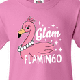 thumbnail image 4 of Inktastic Glam Pink Flamingo with Pearls Youth T-Shirt, 4 of 5