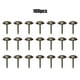 thumbnail image 4 of 100 piezas de tapicería de uñas de latón antiguo muebles de hierro accesorios de pasador de dibujo decorativo 11x17mm bronce, 4 of 5