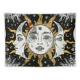 thumbnail image 5 of Shiartex Sun and Moon Tapestry, Black and White Tapestries Mystic Burning Sun with Star Wall Hanging decor for Bedroom  Painting, 5 of 6