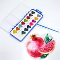 thumbnail image 5 of Set de pintura de acuarela DOSEWART, 16 colores con pincel, paquete de 24, 5 of 5