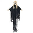 thumbnail image 2 of BGZLEU Halloween Female Ghost Decoration Induction Hanging Ghost Light Sound Tricky Toy, 2 of 5