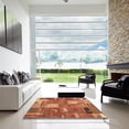 thumbnail image 7 of Ahgly Company Machine Washable Indoor Rectangle Abstract Lava Red Area Rugs, 2' x 3', 7 of 7