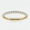 Yellow, variant on Moissanite Engagement Ring in 925 Sterling Silver with Yellow Gold Plated for Women