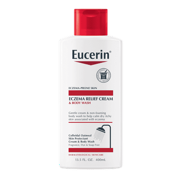 Eucerin Eczema  Cream & Body Wash, Eczema Body Wash, 13.5 Fl Oz Bottle