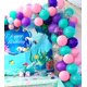 thumbnail image 4 of Globos de fiesta Aiwolf de látex rosa y morado, 30 cm, 50 unidades, 4 of 7