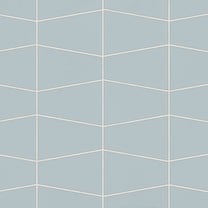 Bedrosians Marin Trapezoid Matte Porcelain Mosaic 8 x 13, Misty Blue (Light Blue) (7.49 sq. ft./Case)