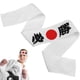 thumbnail image 4 of Diadema de guerreros japoneses: diadema de karate Hachimaki, bandana japonesa para atar, accesorio para disfraz de cocina de sushi de Halloween y deportes de karate., 4 of 7