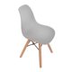 thumbnail image 4 of 2 sillas infantiles Eames modernas para niños pequeños (gris claro), 4 of 5