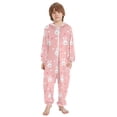 thumbnail image 2 of Rabbit Head Pattern One Piece Pajamas Soft Jumpsuit Cozy Sleep and Play Romper Zipper and Pockets 13Y-14Y, 2 of 8
