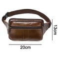 thumbnail image 2 of FloreceBien Riñonera de cuero para hombres y mujeres, riñonera suave y duradera para correr, caminar, trotar, senderismo, 2 of 5