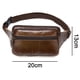 thumbnail image 2 of Riñonera de cuero FloreceBien para hombres y mujeres, riñonera suave y duradera para correr, caminar, trotar y hacer senderismo, 2 of 5