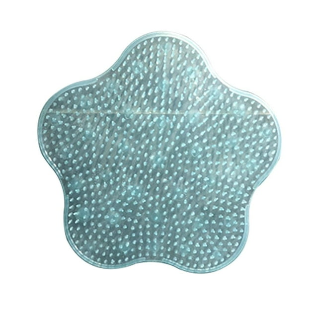 Shower Foot Back Massager Mat Scrubber Cleaner Bathroom Non Slip Cushion with Suction Cup New