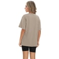thumbnail image 3 of Camisetas Kinglaman, paquete de 4, oversize, tallas grandes, holgadas, talla L, 3 of 7
