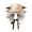 A, variant on harmtty Deer Design Winter Hat Plush Ears Women Furry Animal Hat Cold Days Skiing Snowboarding Windproof Ear Protection Warm Hat