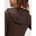 thumbnail image 6 of PISONIC Women's Polyester Fabric Hooded Jacket - Slim Fit, Breathable, High Stretch, with Pocket - For Sports & Outdoor Activities - Ideal Gift for Active Women, 6 of 11