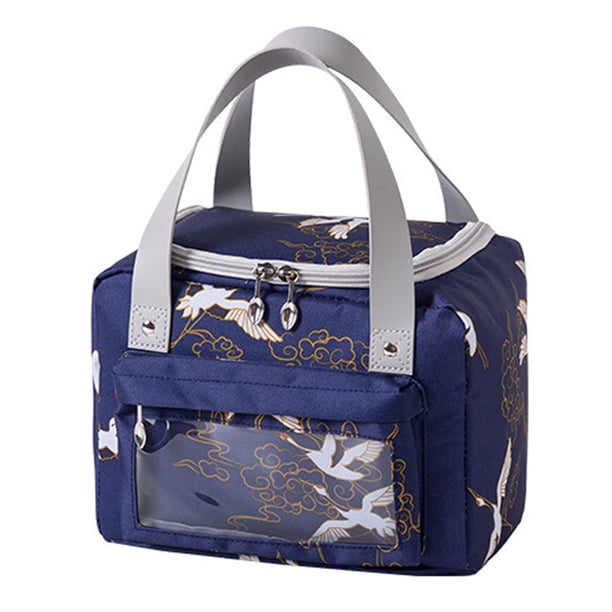 Bolsa de almuerzo aislada, reutilizable, grande, linda, impermeable para
