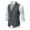 Gray, variant on Men's Herringbone Tweed Suit Vest Vintage Lapel Vest Slim Fit Single-breasted Vest Men's Coat