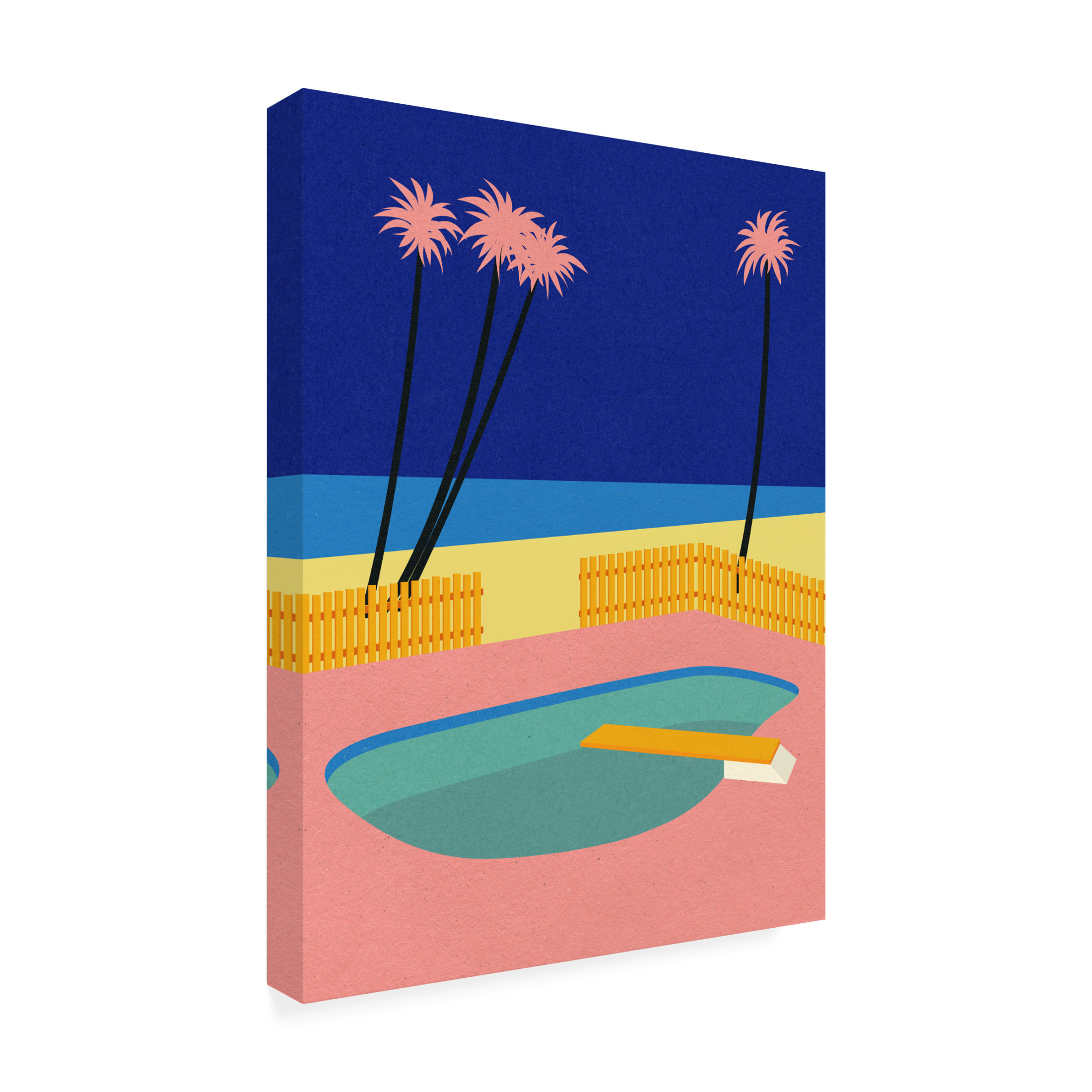 Trademark Fine Art Rosi Feist Malibu Beach Canvas Wall Art