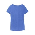 thumbnail image 6 of District Made Ladies Perfect Tri V Neck Tee-XS (Royal Frost), 6 of 6
