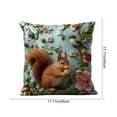 thumbnail image 3 of Luoshdecor Easter Throw Pillow Cover - 18 Inch Cute Animal Embroidered Pillow Cushion Case for Srping Living Room & Bedroom, 3 of 6