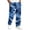 Navy, variant on GrmtClth Mens Straight Leg Camo Cargo Pants Soft Stretch Fabric Drawstring Waist Multi Side Pocket Outdoor Casual Joggers Red 5XL