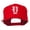 Red, variant on Old English Y Embroidered Cap - Natural Black OSFM