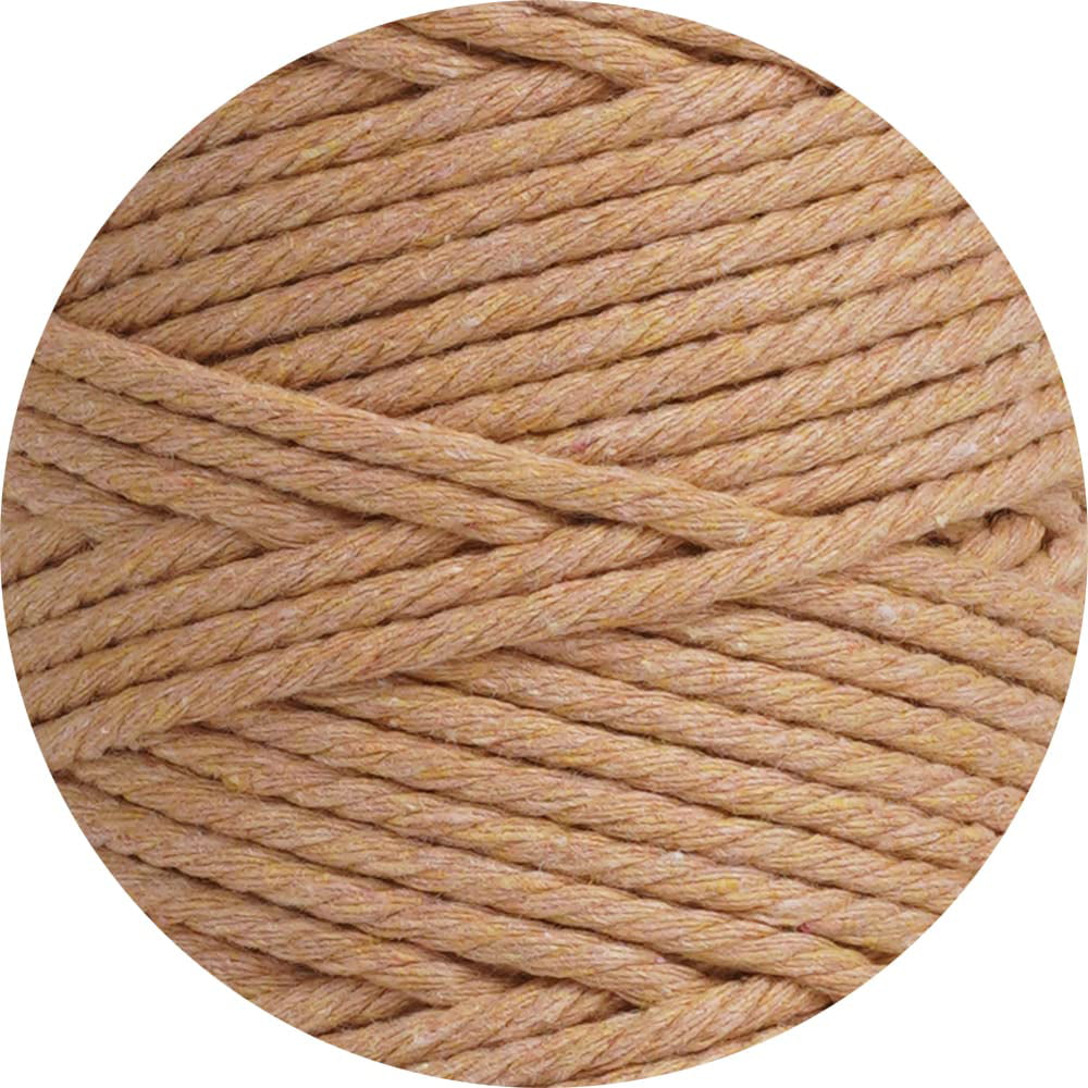 XKDOUS Ocean Macrame Cord 3mm x 109yards, Colored Macrame Rope, 3 Strand  Twisted Cotton Rope Macrame Yarn, Colorful Cotton Craft Cord for Wall  Hanging, Plant Hangers, Crafts, Knitting 