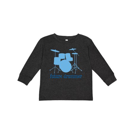 

Inktastic Future Drummer Music Gift Toddler Boy Girl Long Sleeve T-Shirt