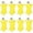 Yellow, variant on 8 Pack Cocktail Table Covers 32x43 Inch Fitted Stretch Spandex Square Corners Yellow Table Cover High Top Cocktail Tablecloth for Round Table Cloth for Party, Wedding, Birthday, Banquet(Yellow)