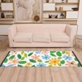 thumbnail image 2 of Yayeee Runner Rug for Bedroom 2'x6' Machine Washable Hallway Non Slip Mat, Retro Blue Floral, 2 of 8