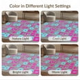 thumbnail image 7 of ODIKA 8'x10' Washable Area Rug Non-Shedding, Easy Care, Rock Music Interlocking String Record Vinyl Themed Rocks Guitar Flowing Dynamic for King Size Bedroom Under Bed, Master Suite, 7 of 7