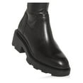 thumbnail image 3 of ASH Womens Black 1" Platform Stretch Comfort Manhattan Round Toe Block Heel Heeled Boots 39, 3 of 3