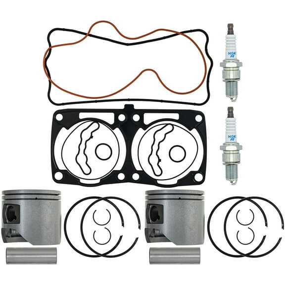 Niche Stock Piston Gasket Spark Plug Kit for Polaris Switchback Rush 800 MK1011900
