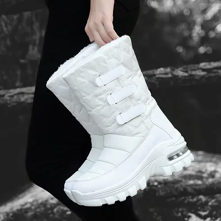 

Women‘s High Top Outdoor Snow Boots Comfortable Soft Snow Boots Warm & Waterproof Thermal Insulated Snow Shoes Women‘s Footwear
