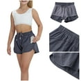 thumbnail image 2 of Kiviey Girls Basketball Shorts Fashion Sports Shorts Pockets Solid Pants Size 4T-13Y, 2 of 8